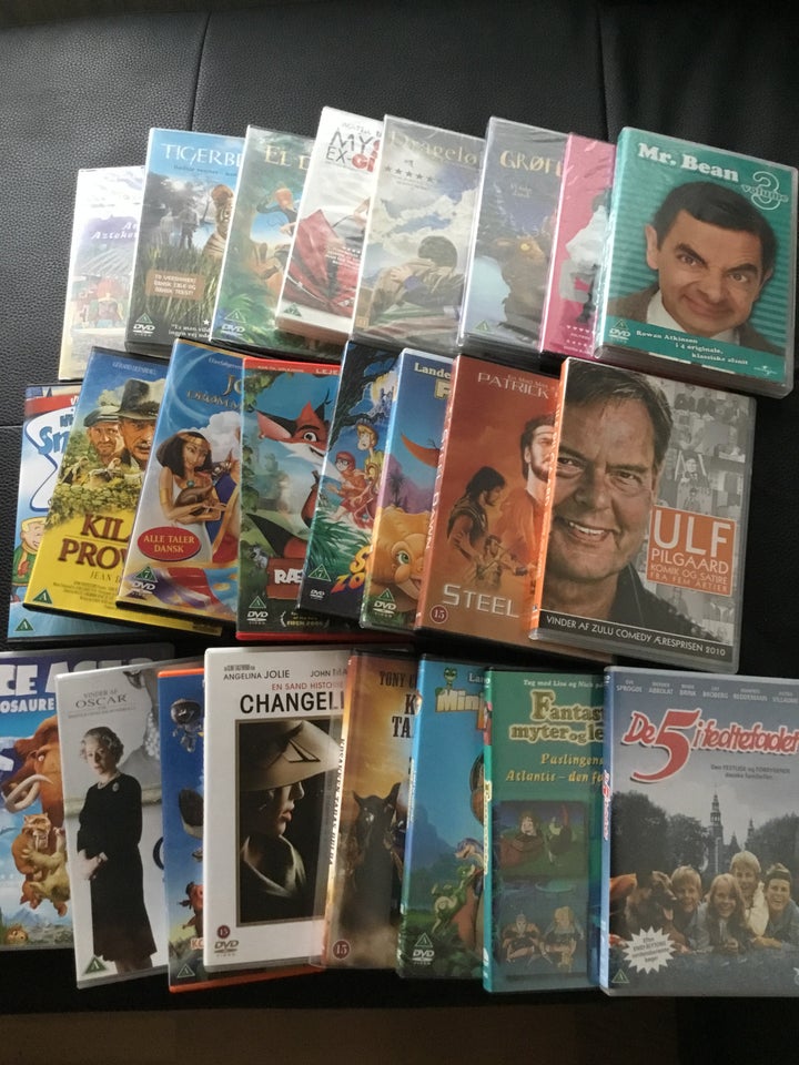 Forskellige film, DVD, andet