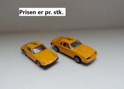 Biler, Porsche, Yatming, , Gule Jet biler, Prisen 52 kr for begge eller 28 kr er pr. stk

Er et saml