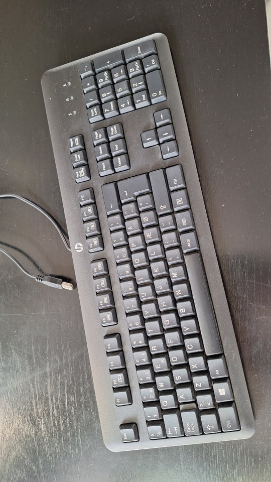 Tastatur, Hp, HP Black Keyboard KU-1156 USB