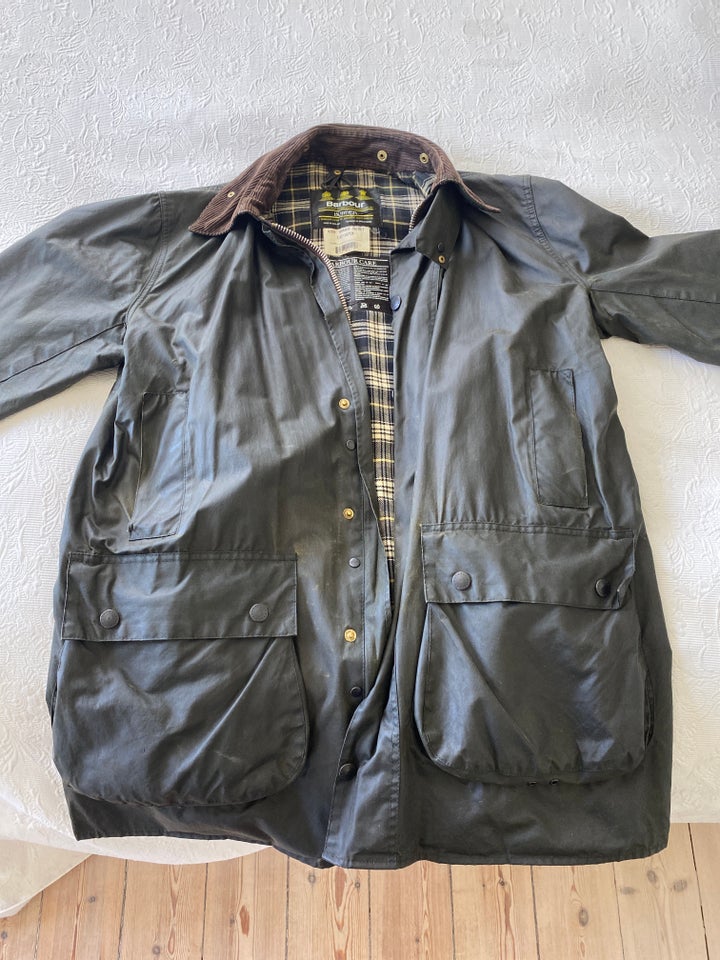 Oilskinsjakke, str. XL, Barbour