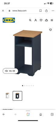 Sengebord, Sengeborf/ natbord fra IKEA. Købt for et par måneder siden, men har ikke længere plads, h