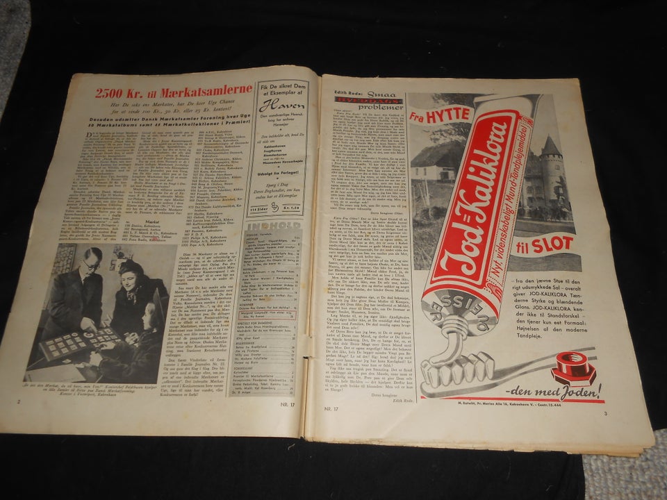 illustreret Familie journal nr 17-28 april 1942 , Blad