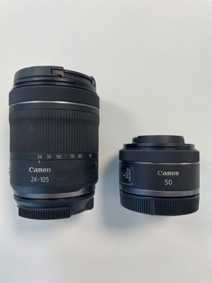 Canon lens , Canon, God, Canon lens 24-105 og Canon lens 50
To stk Canon linser.
