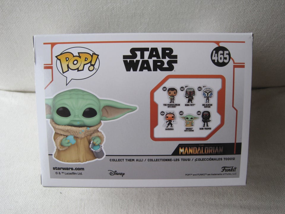 Funko Pop #465 Grogu with cookies Flocked