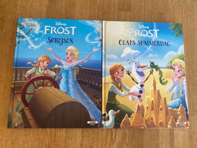 Frost, Disney, To søde bøger om Elsa og Anna fra tegnefilmen Frost. 30kr pr stk eller begge for 50kr