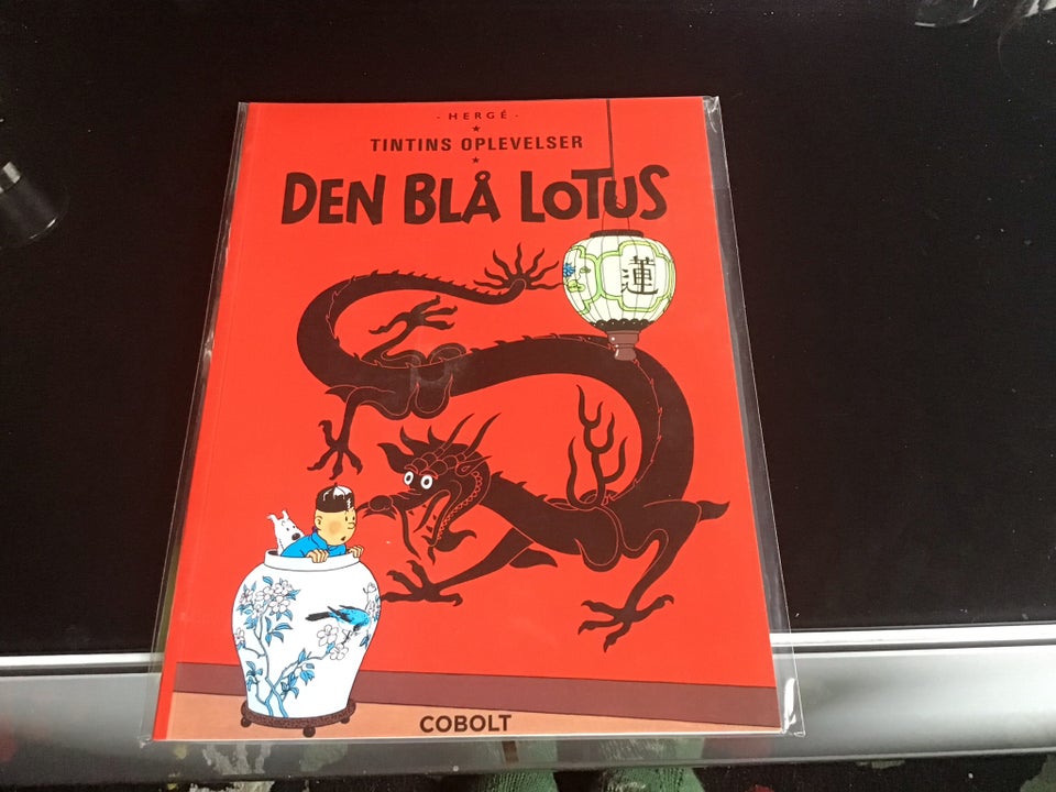 Tintin Den blå Lotus fra Cobolt, Tegneserie