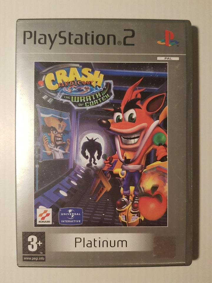 Crash Bandicoot, the wrath of Cortex, PS2