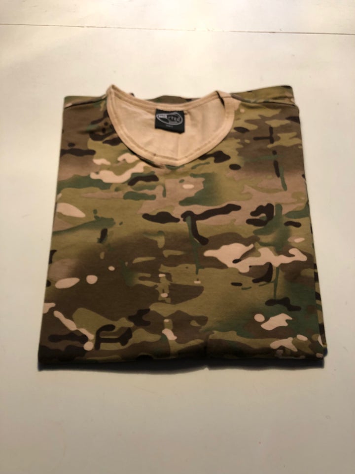 Andet, T-shirt Camo, Melitec str L.