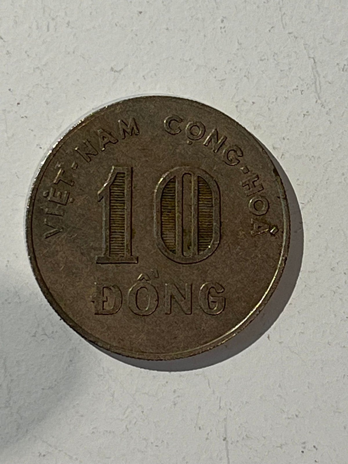 Andet land, mønter, 10 Dong