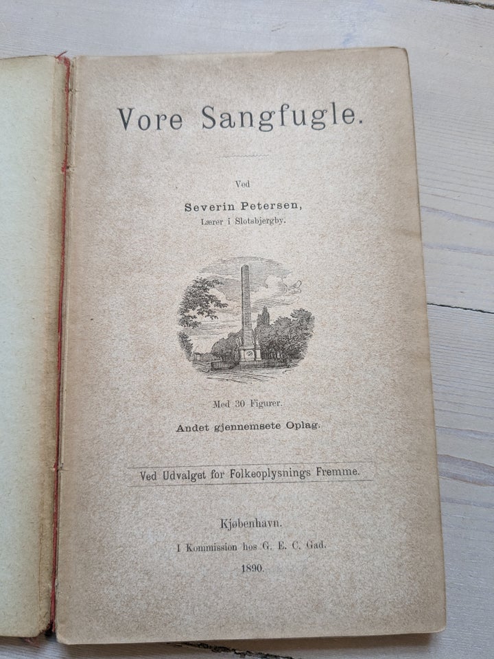 Vore sangfugle, Severin Petersen, emne: dyr