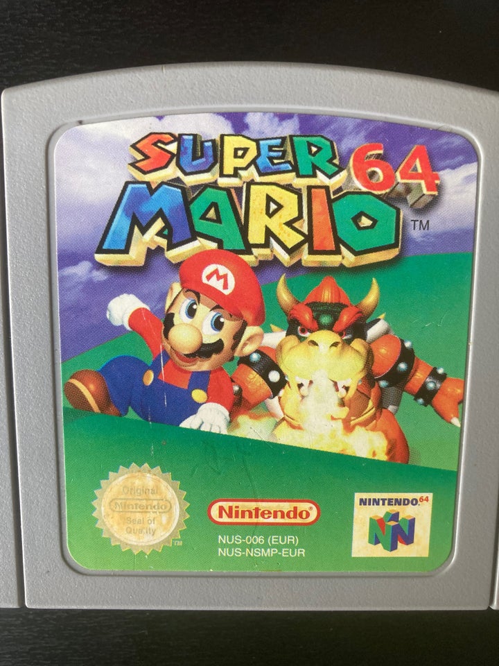 røre ved discolor kalligraf Super Mario 64, N64 – dba.dk – Køb og Salg af Nyt og Brugt
