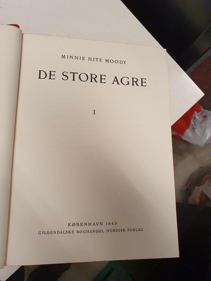 De store agre, Minnie Hite Moody, genre: roman