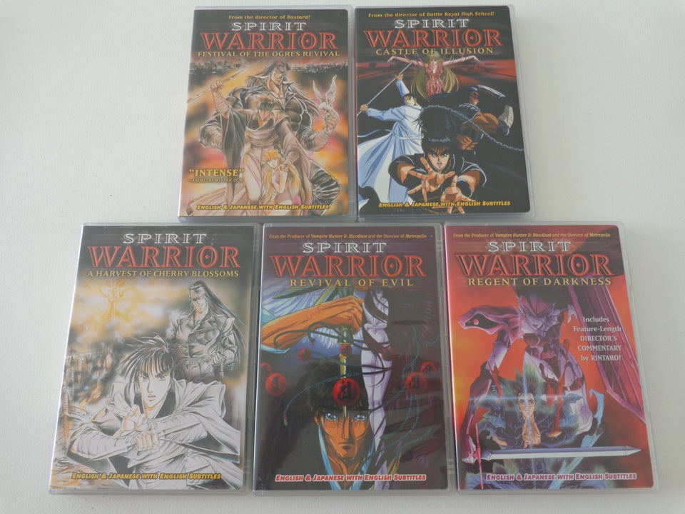 Spirit Warrior Anime, DVD, animation