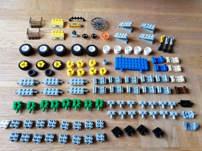 Lego blandet, Forskellige klodser, Forskellige klodser:

Bilruder og motorfronter (øverst til venstr