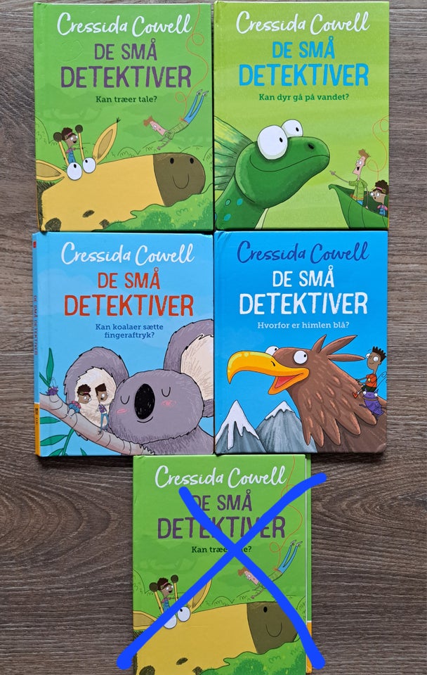 "De små detektiver", Cressida Cowell