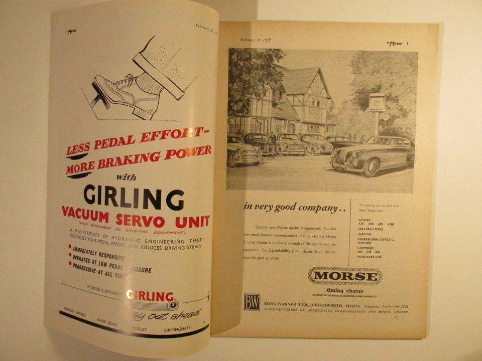 The Motor 20. February 1957, The Motor, emne: bil og motor