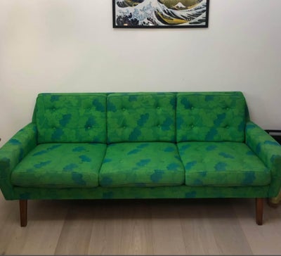 Sofa, uld, 3 pers. , Svensk vintage sofa, Svensk klassisk sofa fra 1950’erne med løse hynder i uld o