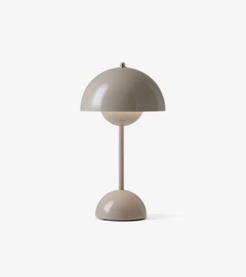 Verner Panton, Flowerpot portable VP9 Grey Beige, bordlampe, Sælger denne flotte lampe, da jeg ikke 