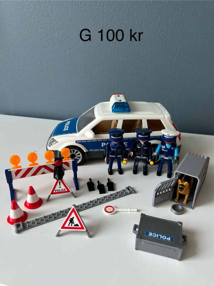 Playmobil, Brandbil, politibil