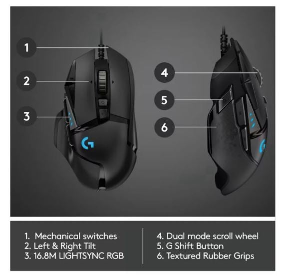 Gaming, Logitech, G502 Hero