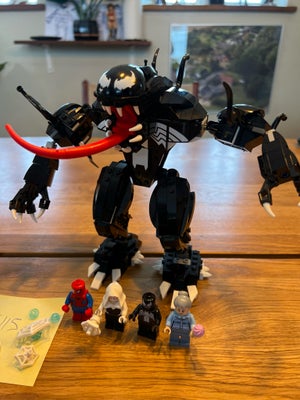 Lego Super heroes, 76115, Lego super heroes, 76115, Spider-robotten mod Venom. Komplet sæt fra 2019,