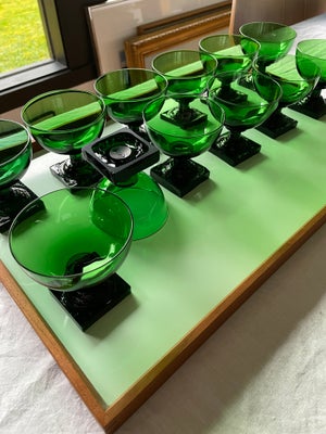 Glas, Gorm den Gamle, Holmegaard, Kastrup. 12 likørglas. H8 cm. Ø8 cm. Perfekt stand. Ingen afslag p