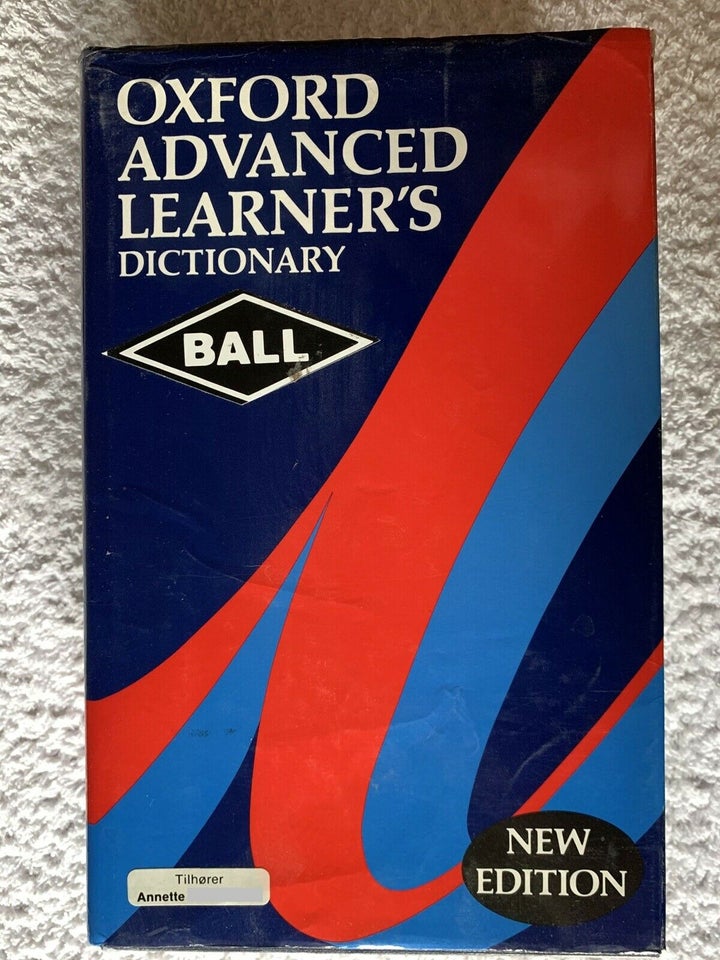 sympatisk James Dyson beruset Oxford Advanced Learner's Dictionary, A.P. Cowie (red), år 1989 – dba.dk –  Køb og Salg af Nyt og Brugt
