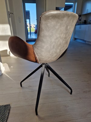 Spisebordsstol, Læder/Nappe, Bodahl, b: 60 l: 55, Super fede stole med dreje funktion. Siddekomforte