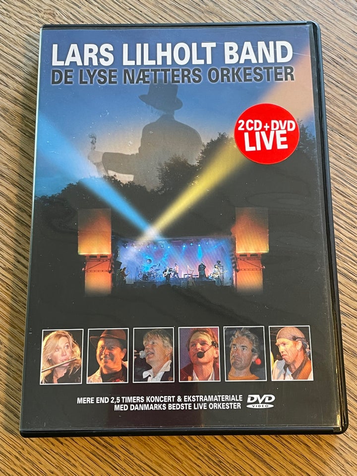 Gnide F.Kr. Skråstreg Lars Lilholt : De Lyse Nætters Orkester (2CD+1DVD), pop – dba.dk – Køb og  Salg af Nyt og Brugt