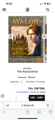 Avalon The Resistance , Strategi, brætspil, Avalon The Resistance

I Avalon står de gode kræfter ove