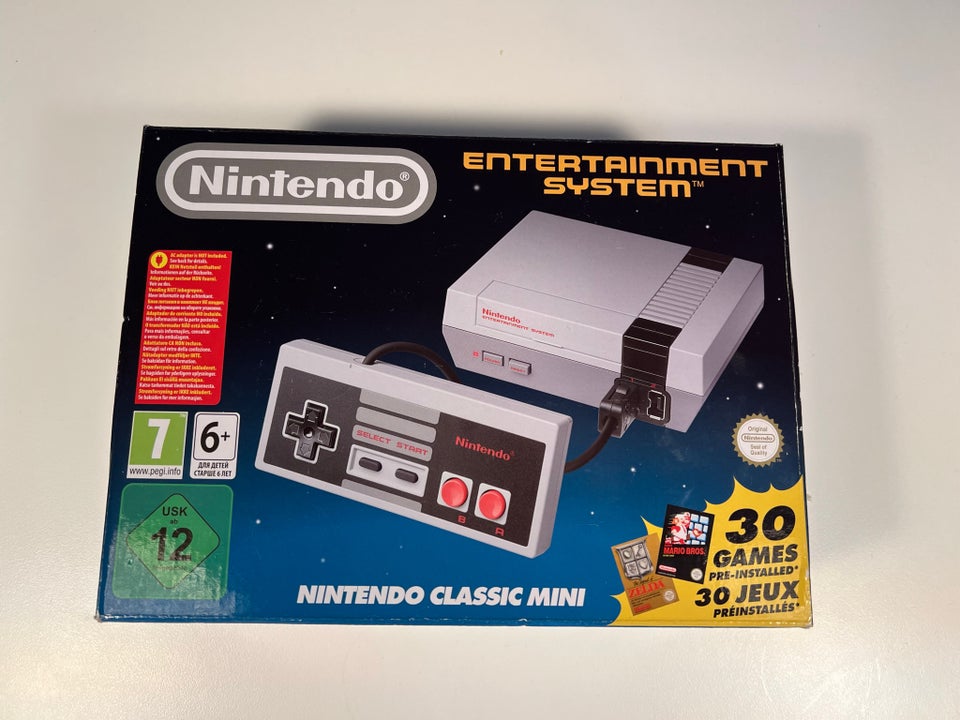 Smøre stabil direkte Nintendo NES, Classic mini , Perfekt – dba.dk – Køb og Salg af Nyt og Brugt