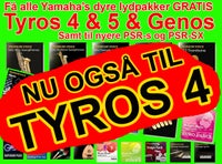 Keyboard, Yamaha Lydpakker til Tyros 4&5 samt Genos 1&2