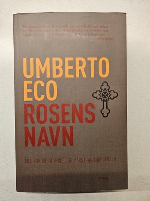 Rosens navn, Umberto Eco, genre: roman, Umberto Ecos udødelige klassiker i Rosinantes klassikerserie