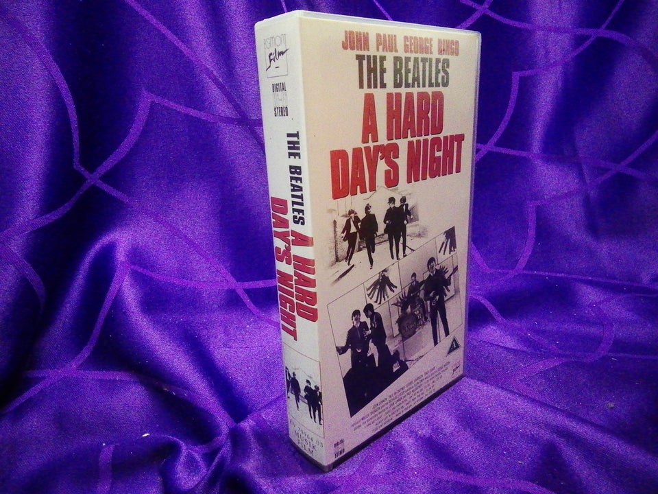 Musikfilm, A HARD DAY'S NIGHT, instruktør THE BEATLES