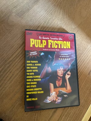 Pulo fiction , DVD, action, I meget fin stand. 

Jeg sender kun med DAO. Det koster 40 kr uanset køb