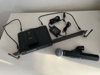 Shure SLX trådløs mikrofon og beltpack, Shure SLX