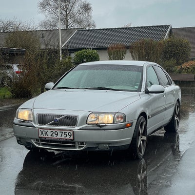 Volvo S80, 2,9 T6 aut., Benzin, aut. 1999, km 396000, sølvmetal, træk, klimaanlæg, aircondition, ABS