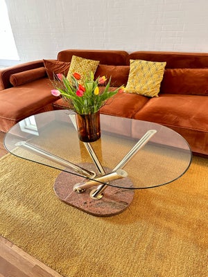 Glasbord, Skønneste vintage sofabord;
Smukt enkelt design, der altid vil passe perfekt ind i ethvert