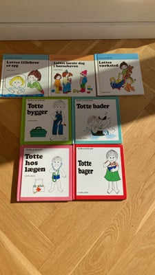 7 Totte og Lotte bøger, Gunillla Wolde, 4 Totte og 3 Lotte bøger sælges samlet. 

Fra røgfrit hjem. 