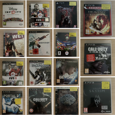 Forskellige PS3 Spil, PS3, Sælges samlet for 500kr
Beyond Two Souls
Bio Shock 2
Bodycount
Burnout Pa