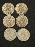 Danmark, mønter, 1 krone