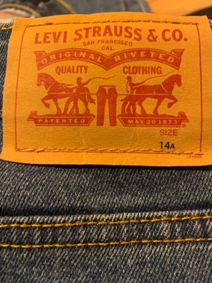 Jeans, Cowboybukser, Levi’s, str. 164, Bemærk der står kun str 14 a i dem. 14A 164 cm LEVIS BOY JEAN