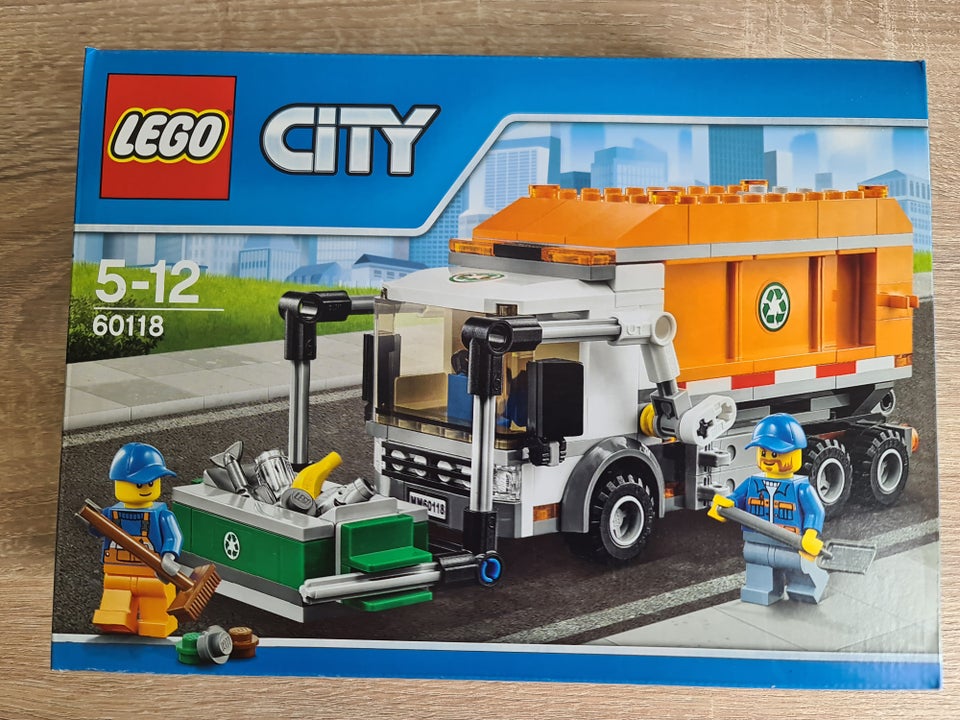 tvilling akademisk sti Lego City, 60118 Garbage Truck – dba.dk – Køb og Salg af Nyt og Brugt