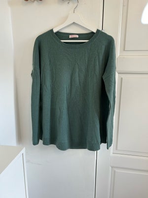 Sweater, FRC cashmere, str. 36, Grøn, 100% cashmere, God men brugt, Lækker blød sweater. 100% kashmi