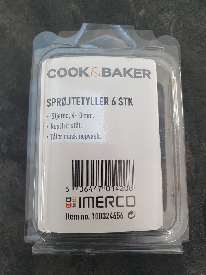 Sprøjtetylle sæt, Cook & Baker