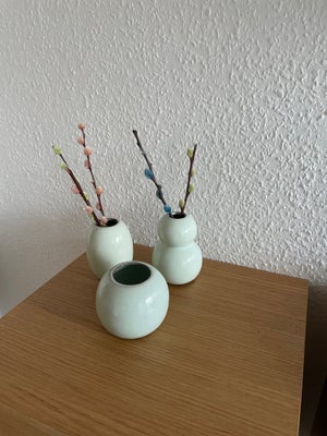 Vase, 3 vaser, Boconcept, 3 vaser fra Boconcept sælges for 50 kr