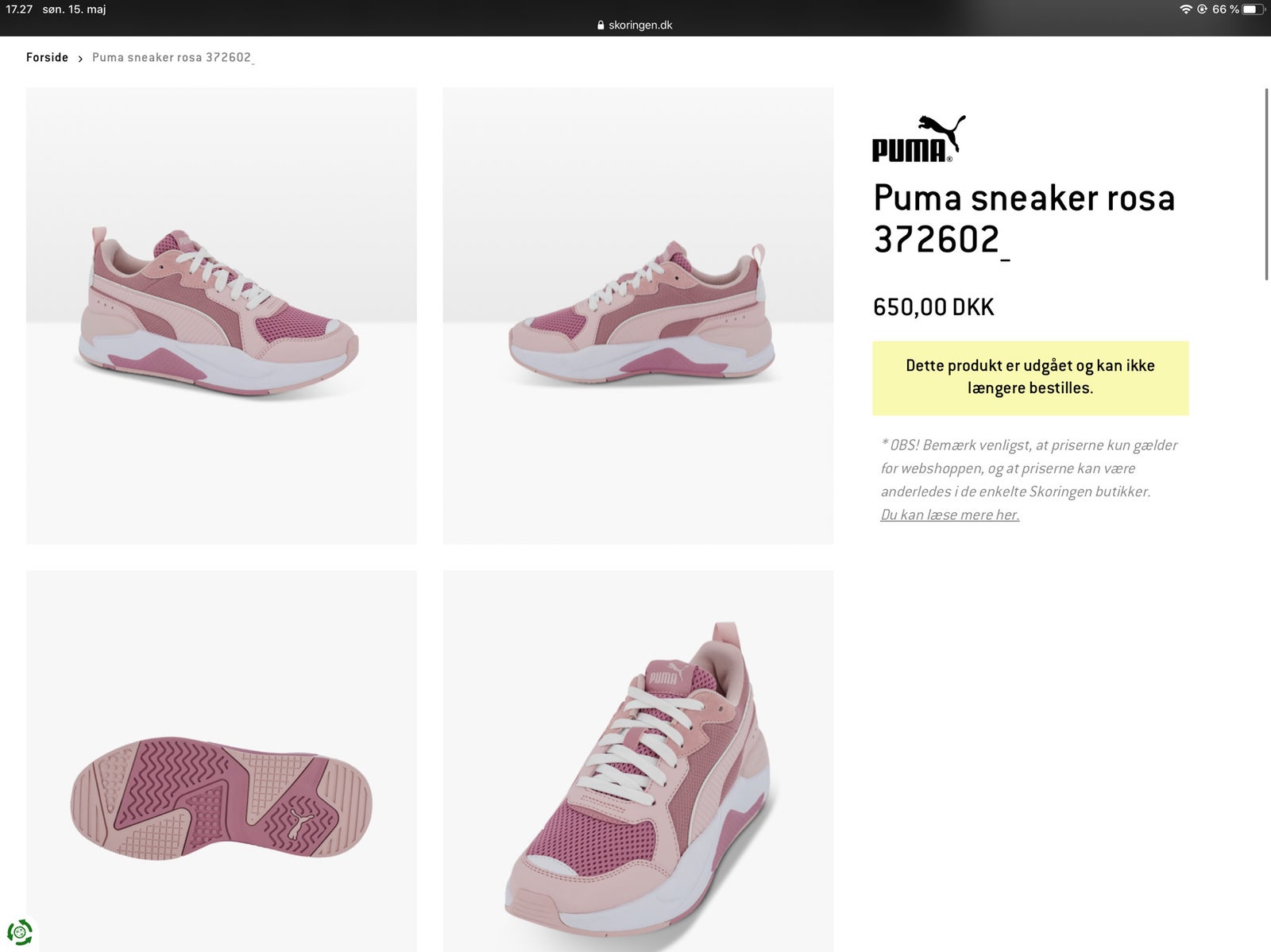 Sneakers, str. 40, Puma dba.dk Køb og Nyt og Brugt