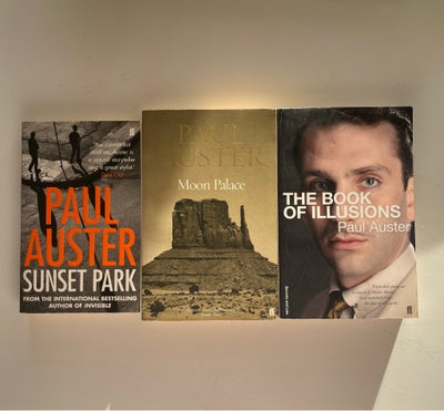 Paul Auster, Paul Auster, genre: roman, Sælger ud af Paul Auster:

Sunset Park
Moon Palace
The Books
