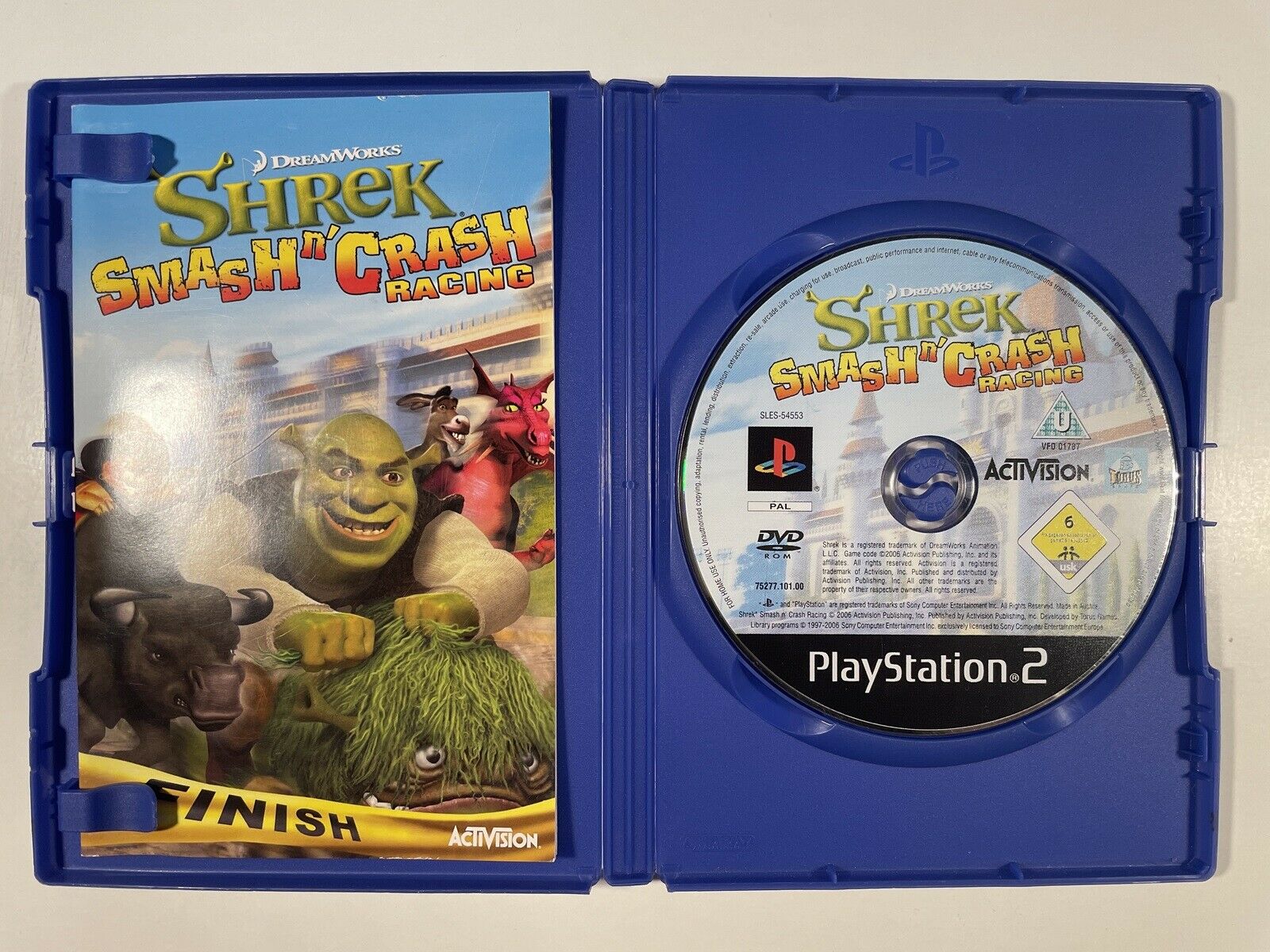 Shrek Smash n' Crash Racing Playstation 2 PS2 Used