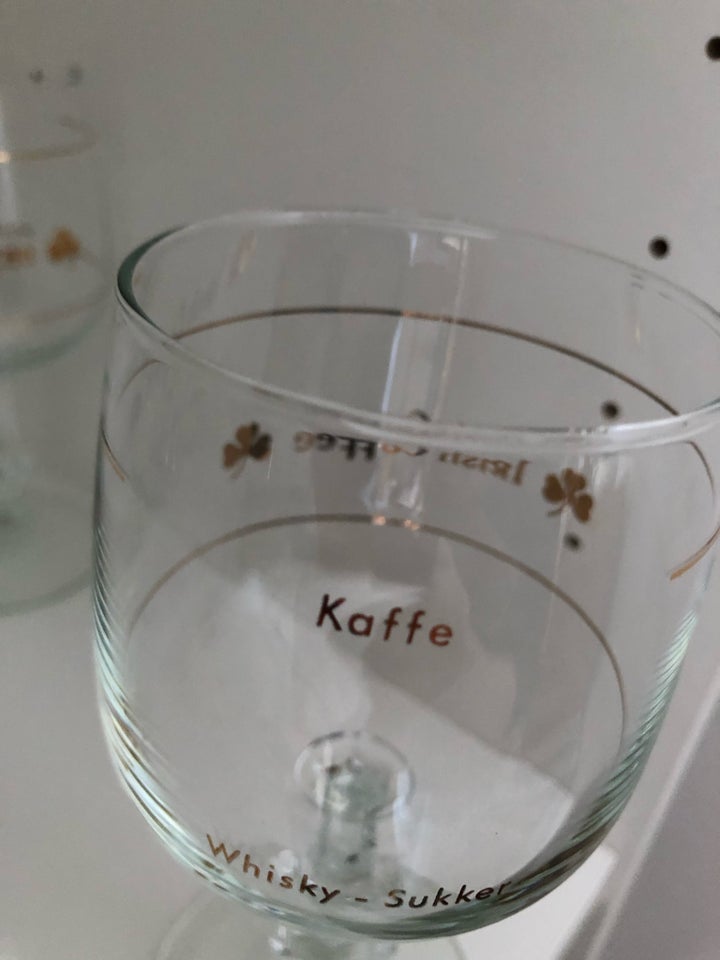 Glas, Irish Coffee glas i krystal, Ukendt